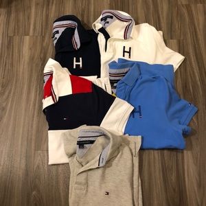 Bundle of 5 Tommy Hilfiger polo shirts!